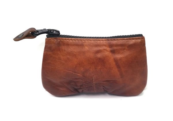 Reech purse soft sheepskin in tan